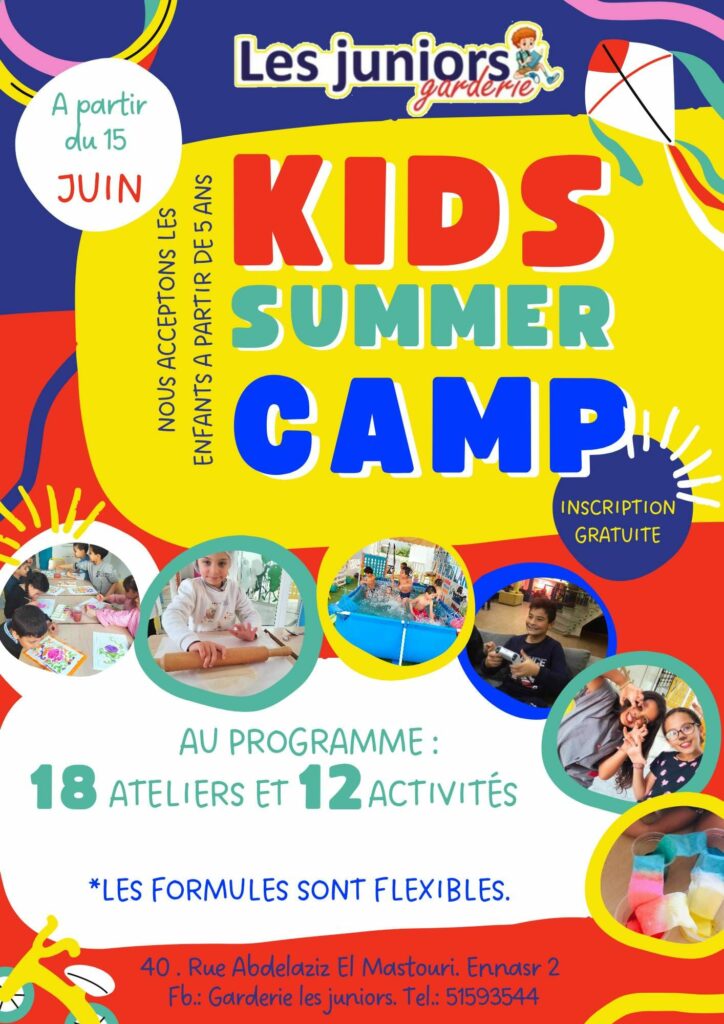 Club d’Été Garderie Les Juniors Ennasr 2