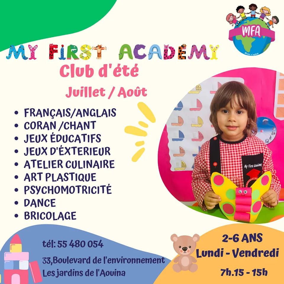Club d’Été My First Academy L'Aouina